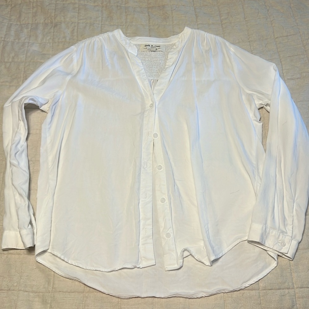 White Anthropologie Blouse